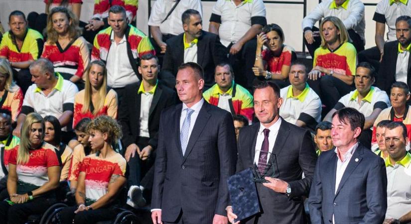 Elismerés: Paralimpiai Láng-díjat kapott Gattyán György