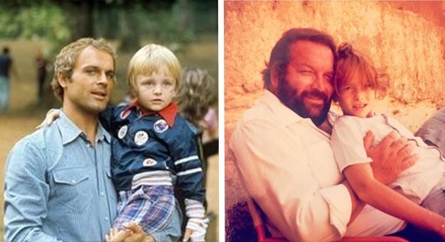 Meghatódtak a rajongók: Terence Hill fia és Bud Spencer lányai közös képet készítettek