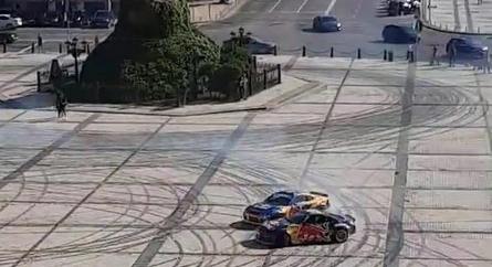 Egy engedély nélküli Red Bull-driftmutatvány megrongált egy UNESCO világörökségi helyszínt