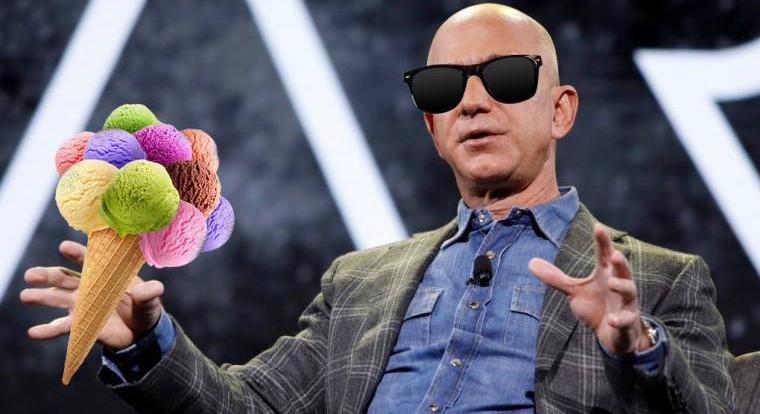 Hipszter fagyigéppel lepte meg magát Jeff Bezos