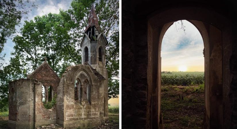 Vadregényes helyen bújik meg egy eltűnt településre emlékeztető romos kápolna