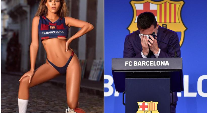 Elképesztő összeget ajánlott egy Playboy-modell Messi telesírt zsebkendőjéért