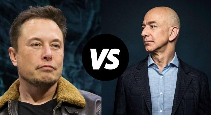 Elon Musk csúnyán beszólt Jeff Bezosnak, amiért nem hagyja őt békén