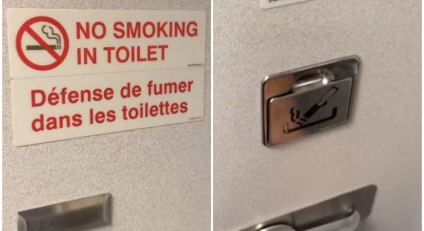 A légiutas-kísérő elárulta: ezért van még mindig hamutartó a repülőkön, hiába tilos a dohányzás