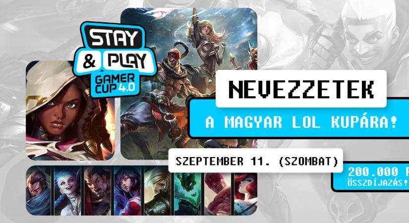 Ne maradjatok le! – Szombaton jön a Stay & Play Gamer Cup 4.0 League of Legends versenye