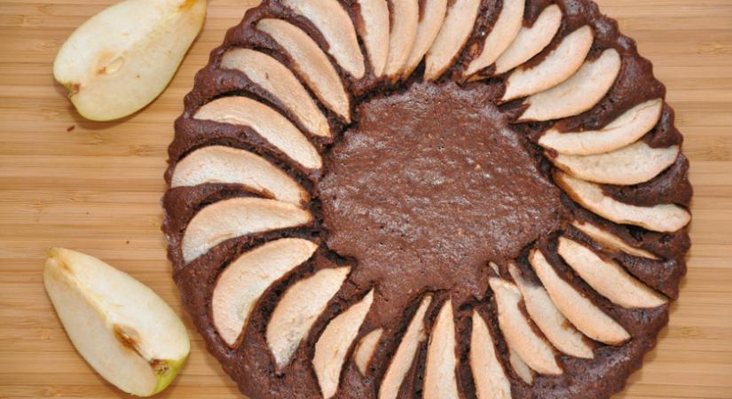 Csokis-körtés süti gyömbérrel bolondítva: a gyümölcstől még puhább, szaftosabb a tészta