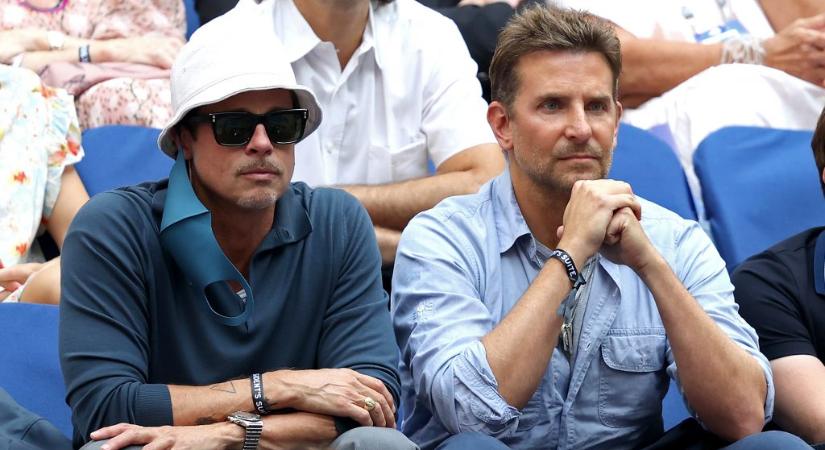 Együtt ment teniszmeccsre Brad Pitt és Bradley Cooper