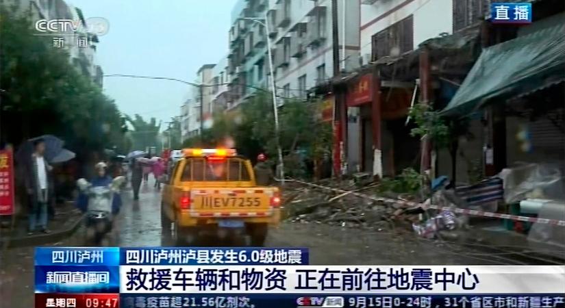 Többen meghaltak, amikor földrengés rázta meg Szecsuán tartományt Kínában