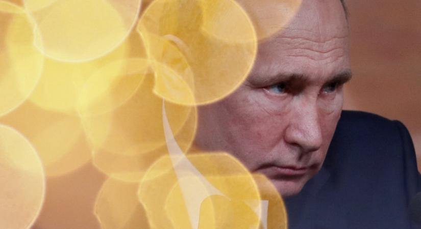 Záporoznak a koronavírus nyilai Vlagyimir Putyin körül