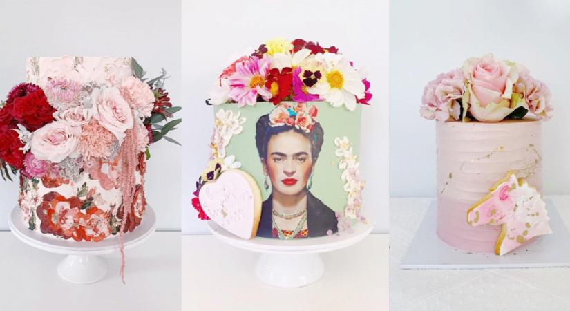Színes, virágos, és elképesztően ínycsiklandó tortacsodákat készít Courtney, a hobbicukrász