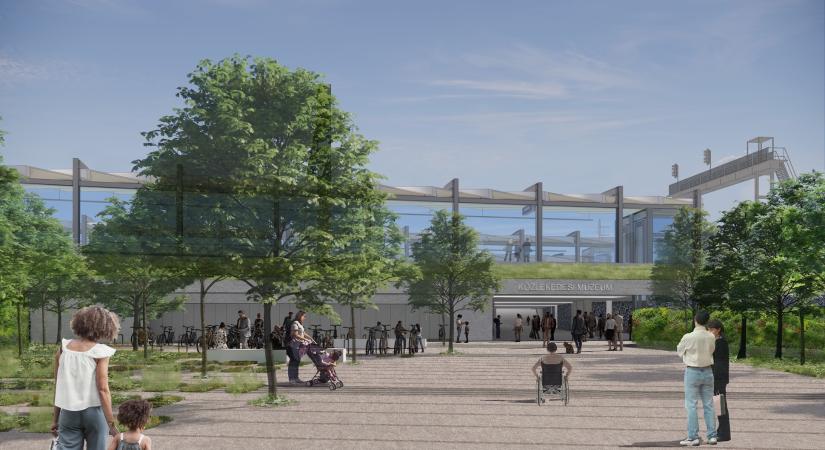 Építési engedélyt kapott a Közlekedési Múzeum vasúti megállójának terve