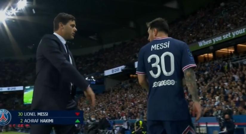 Máris áll a bál Messi körül Párizsban: lecserélésekor nem fogott kezet az edzőjével