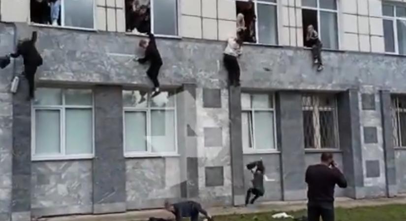 Ő gyilkolt az orosz egyetemen, ahol az ablakokon ugráltak ki a menekülők – videó