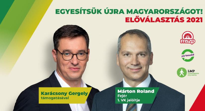 Márton Roland: Márki-Zay Péter is engem támogat!