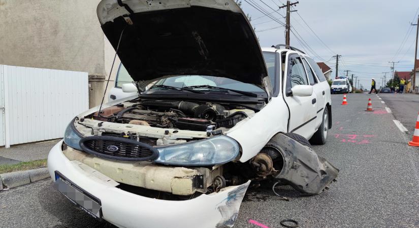 Ittas sofőr okozott balesetet Szombathelyen – videó, fotók