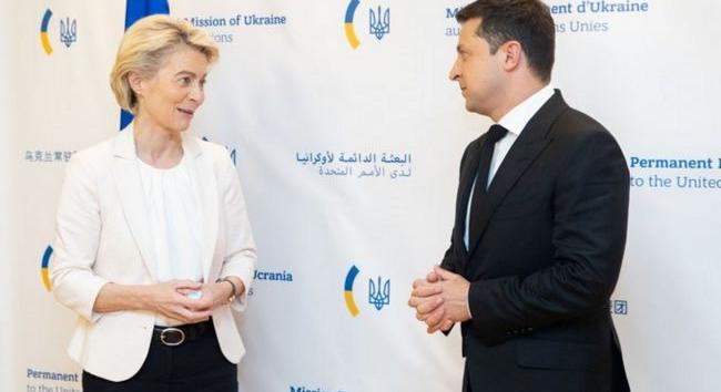 Az EU–Ukrajna csúcstalálkozó előkészületeiről váltott szót Zelenszkij az Európai Bizottság elnökével New Yorkban