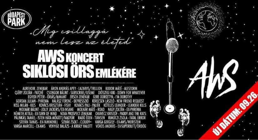 „Míg csillaggá nem lesz életed” – AWS koncert Siklósi Örs emlékére a Budapest Parkban