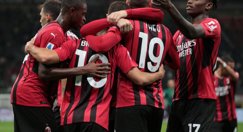 Serie A: kétgólos sikert aratott az AC Milan – videóval
