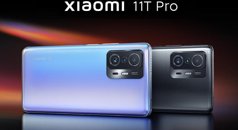 Xiaomi 11T Pro mobiltelefon a friss modell