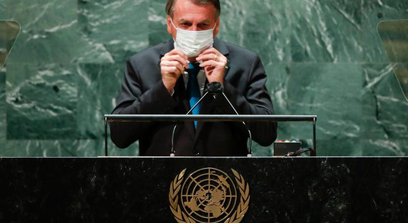 Bolsonarónak karanténba kell mennie, mert koronás lett az egészségügyi minisztere, aki elkísérte az ENSZ-találkozóra