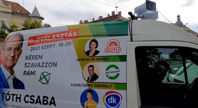 Hangosbemondós kisbusszal turnéznak Zuglóban azzal, hogy Hadházy Ákos hazudott