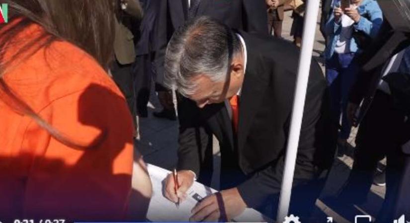 Orbán is aláírta... – Videó