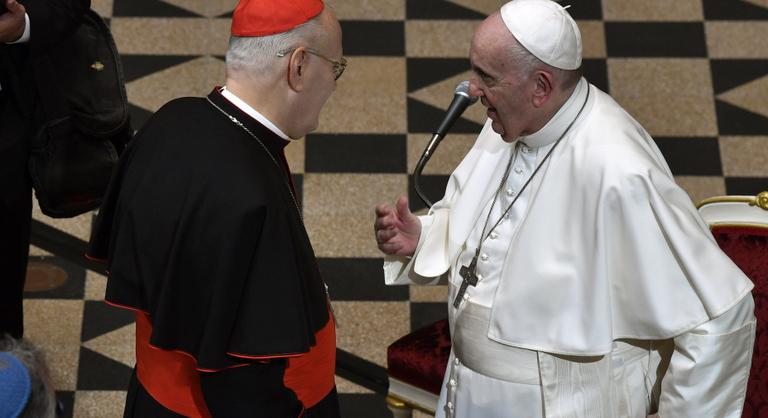 A Vatikánban fogadta Ferenc pápa Erdő Pétert