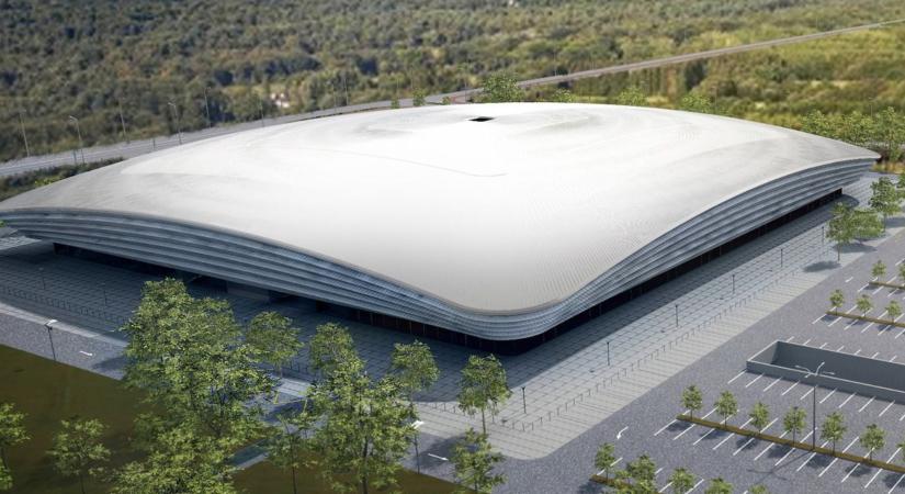 Ezt a gigantikus routernek kinéző stadiont kapja a fehérvári hokicsapat 32 milliárdért