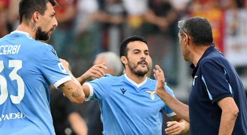 Látványos meccset és öt gólt hozott a Lazio-Roma városi rangadó