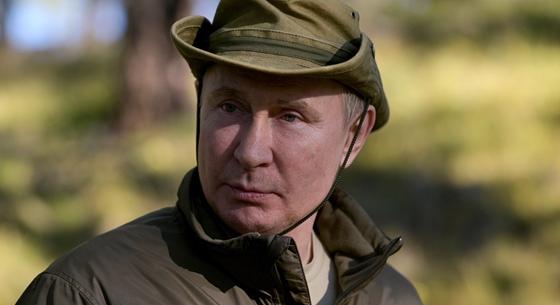 Putyin elnök a vadonban: fotósorozatot közöltek a Szibériában pihenő elnökről