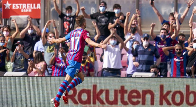 Megvan Luuk de Jong első gólja a Barcelonában