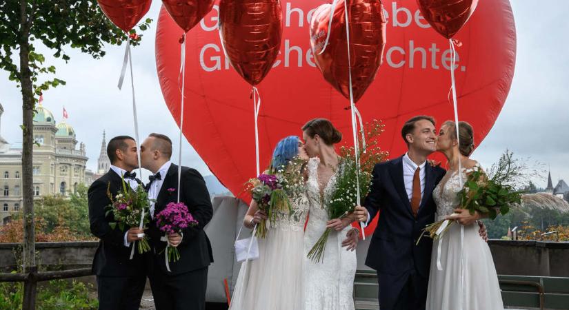 Svájcban igent mondtak az azonos neműek házasságára