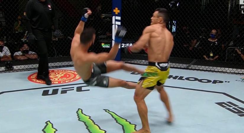 UFC: „A Tigrist” úgy kiütötték, hogy Las Vegas is beleremegett