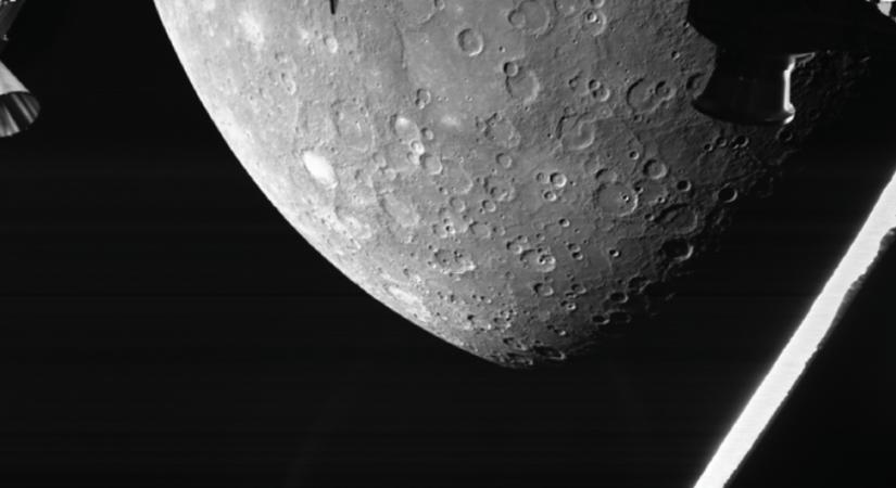 Lenyűgöző a Merkúr a BepiColombo űrszonda első felvételén