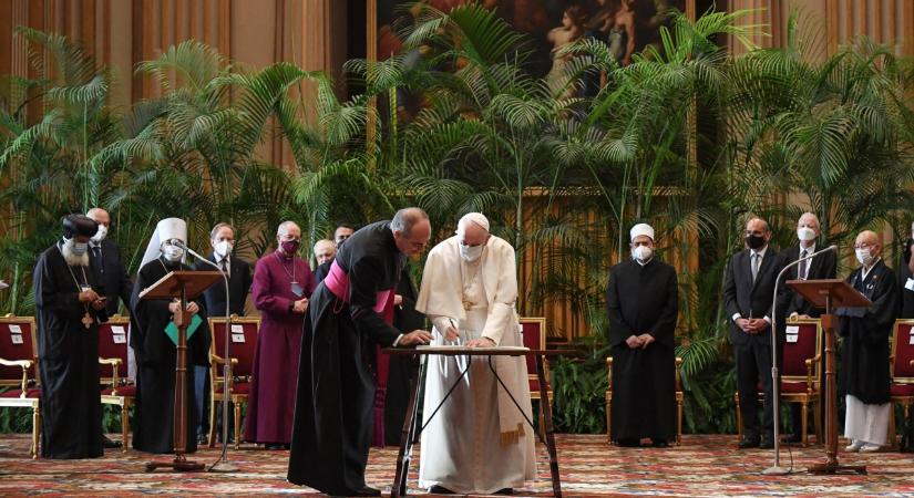 A világ vallási vezetői a Vatikánból intéztek felhívást az ENSZ klímakonferenciájához