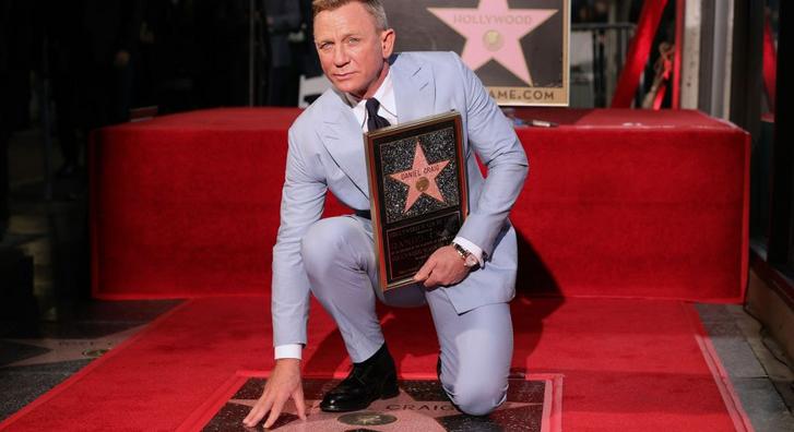 Átvette hollywoodi csillagát Daniel Craig