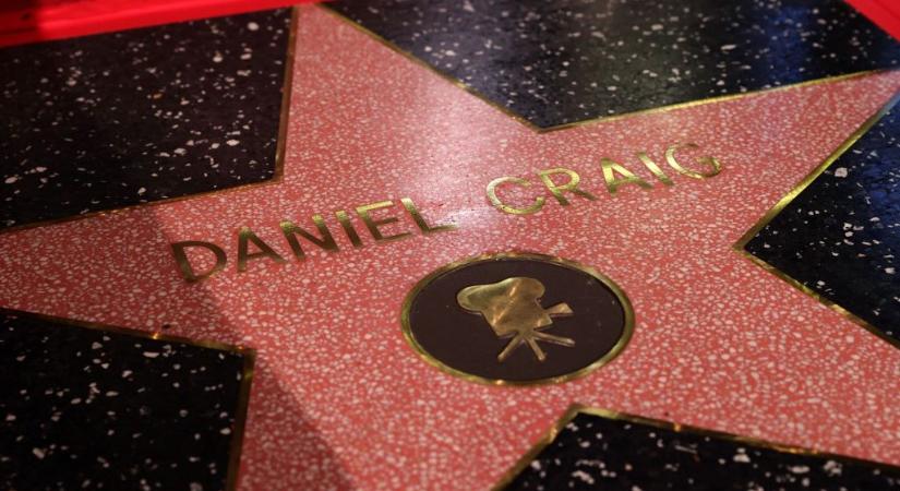 Méltó búcsú James Bondtól: Daniel Craig csillagot kapott a Hírességek Sétányán