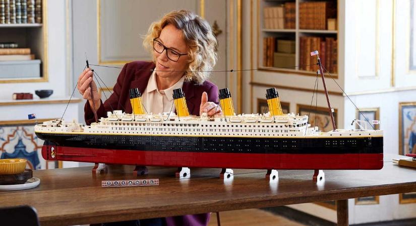A 9090 építőelemből álló Titanic lesz a LEGO legnagyobb készlete