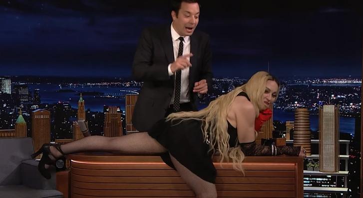 Madonna villantott egyet Jimmy Fallon műsorában
