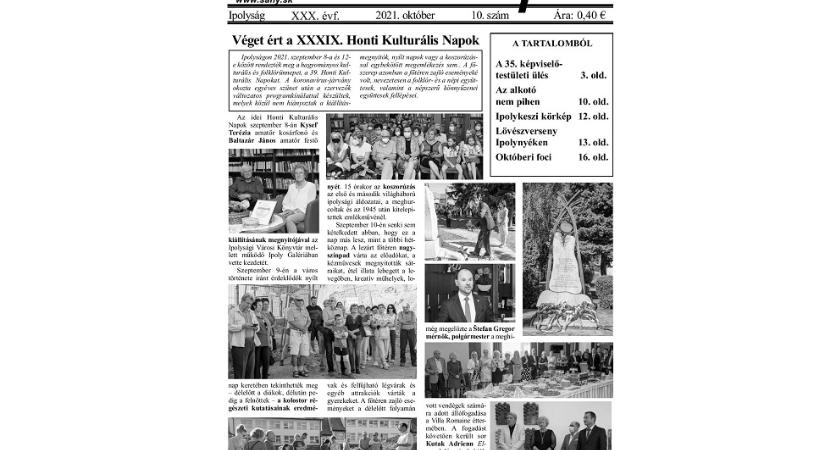 A Honti Kulturális Napokra összpontosít a Honti Lapok októberi lapszáma