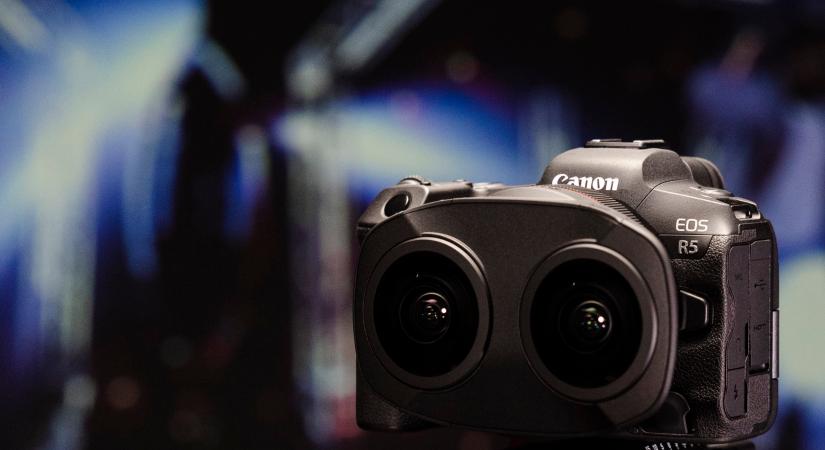 VR180 videók készíthető a Canon objektívjével