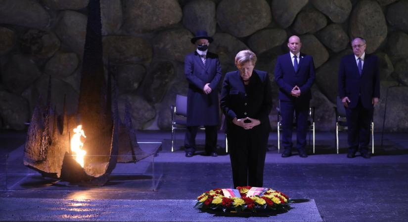 Utoljára látogatott Merkel a Jad Vasembe