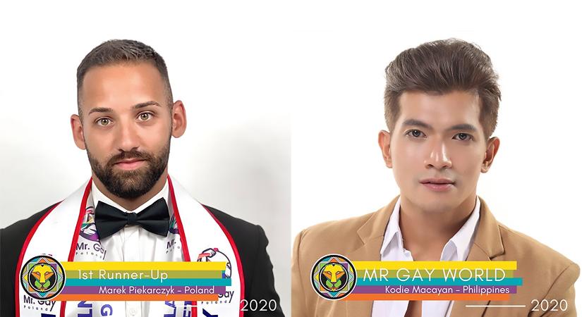 A második helyen végzett a lengyel induló a Mr Gay World 2020 versenyen