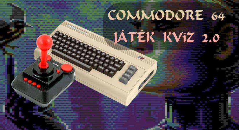 Commodore 64 játék kvíz 2.0!