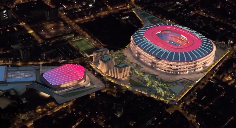Barcelona: videón az új Camp Nou, ilyen lesz az új stadion
