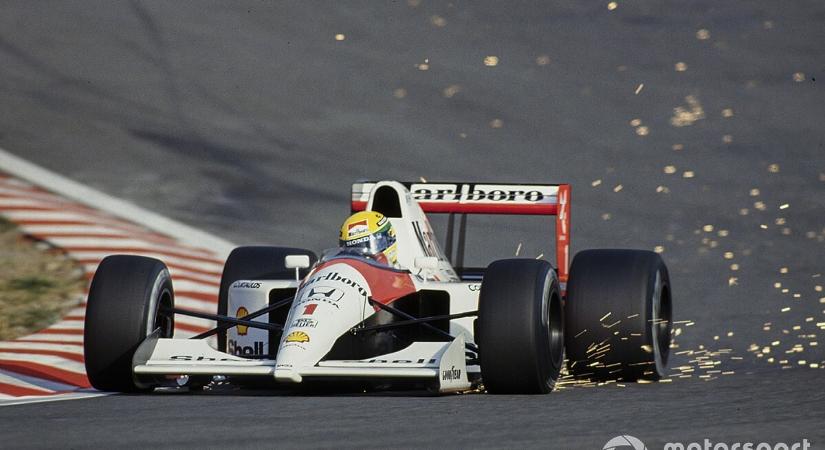 Ayrton Senna unokaöccse pályára vitte az 1991-es V12-es McLaren MP4/6-ot (videó)