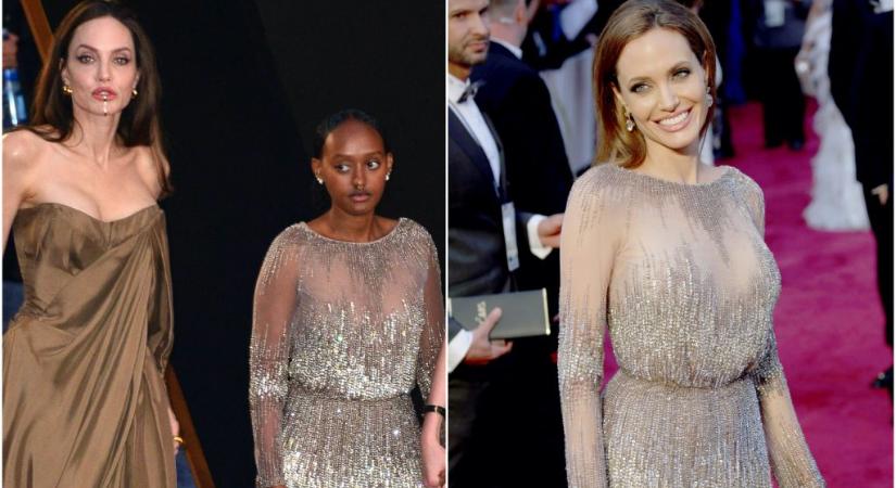 Angelina Jolie lánya újrahasznosította a színész 2014-es Oscaron viselt ruháját