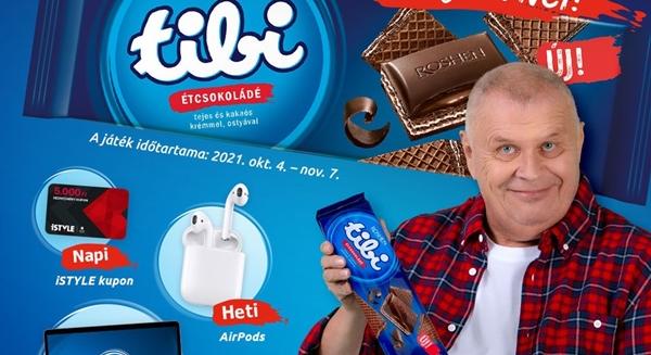 Dévényi Tiborral kampányol a tibi csoki