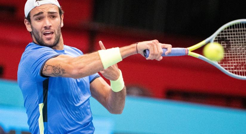 Tenisz: Matteo Berrettini az ATP-vb hatodik résztvevője
