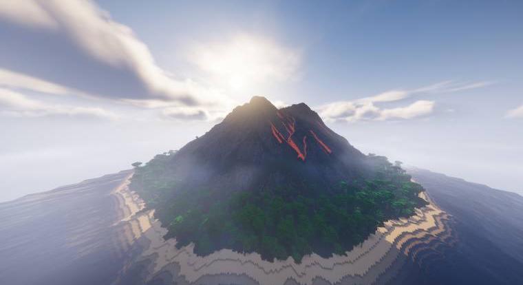 Így épült a Minecraft működő vulkánja